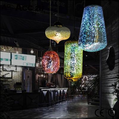 China NEW Modern Modern Glass 3D Pendant Light for sale