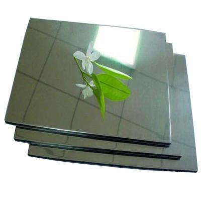 China Exterior Flame Retardant 3D Mirror Wallpaper Super Aluminum Composite Panel ACP for sale