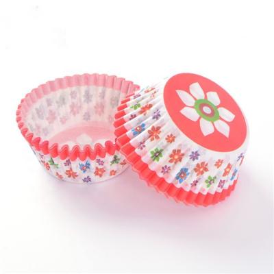 China Disposable Cupcake Cases Cake Cup Packaging Holder Liners Colorful Paper Packaging Containers Baking Cups for sale