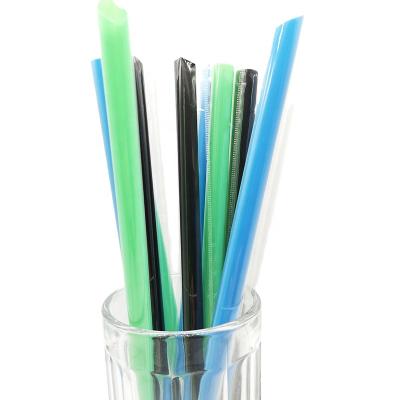 China Traditional Wholesale Disposable Individually Wrapped Straws PP Plastic Straws For Bubble Tea for sale