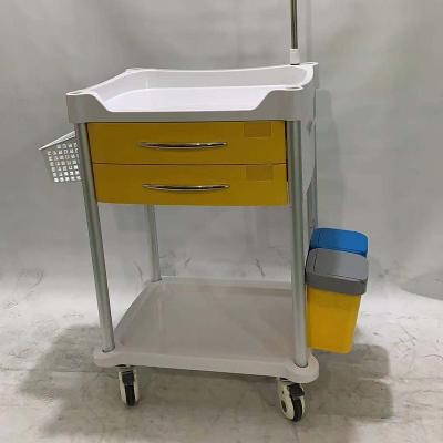 China IV Trolley Factory Price Pole Stand Easy Clean ABS Infusion Cart Nursing Cart With Good Quality For Hospital Clinic for sale