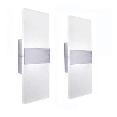 China Modern Modern Decor Wall Bracket Light LED Acrylic Lamp for Indoor Bedroom, 1 Pack or 2 Packs Optional for sale