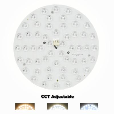 China Old ceilng HOSLIGHT C3 20W LED round adjustable driverless PCB light source replacement LED ceiling light module CCT for ceiling lamp modification by magnet for sale