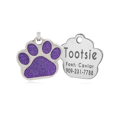 China Best Price JEWELED Personalized Cat Tag Customized Id Tag For Cat for sale