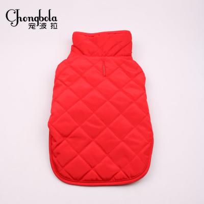 China Viable Wholesale New Design Dog Warm Jacket Pet Winter Clothes for sale