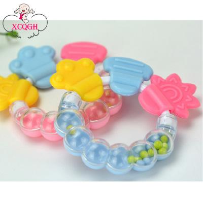 China Baby Soft Silicone Teethers Teether Baby Teething Toothbrush Teether Toddler Mordedor Tooth Ring For Tooth Chewing Training for sale