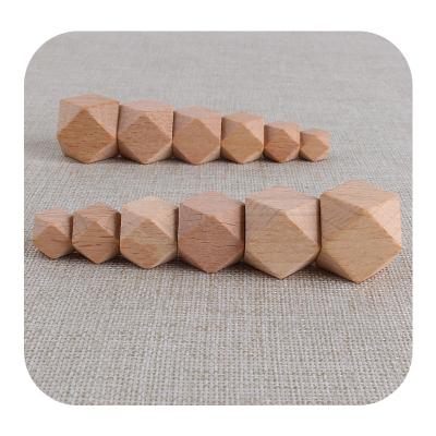 China 17mm Hexagon Baby Geometric Bracelet Beads Food Grade Eco-friendly Silicone Double Color for sale