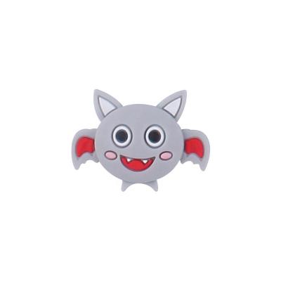 China Toy Halloween Bat Chewable Beads Baby's Small Soft Bath Toy Food Grade Teether for sale