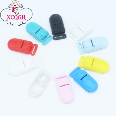 China BPA Free Mixed 15mm Plastic Baby Pacifier Clip Crocodile Clip For DIY Baby Pacifier Holder Nipple For Infant Attache Pacifier for sale