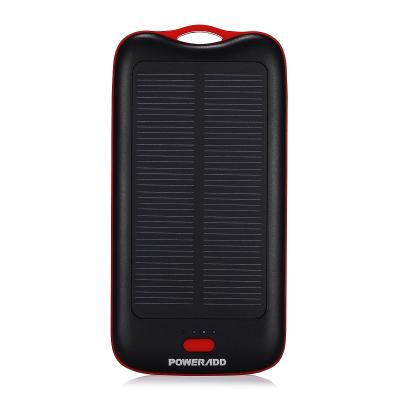 China Waterproof 5000mAh Dual Usb Portable Solar Panel Power Bank Charger for Mobile Phone for sale