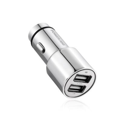 China 3.4A Stainless Steel Car USB Charger , Emergency Hammer Dual USB Port Car Charger for sale