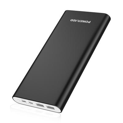 China Charging Black 20000mah Usb Power Bank External Battery Pack With Lightning And Micro Input for sale