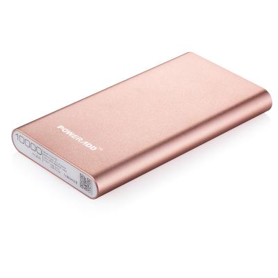 China Poweradd Portable USB Power Bank , Aluminium Alloy External Battery Charger for sale