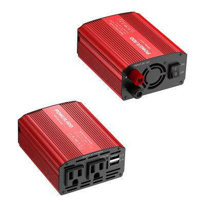 China 300W Car Battery Power Inverter DC 12V to AC 110V Converter with Dual 3.1A Dual USB Ports for sale