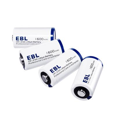 China Lithium-Primärzellbatterie 1600mah Eco EBL 4 Satz-CR123A 3V freundlich zu verkaufen