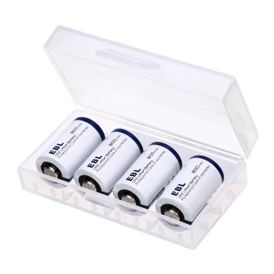 China Niedriges Lithium-Primärbatterie 800mah 3V, 4 der Selbstentladungs-CR2 in 1 Batterie-Satz zu verkaufen