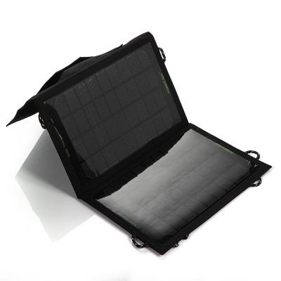 China Foldable waterprooof mobile solar panel mobile charger 7W for outdoor activities for sale