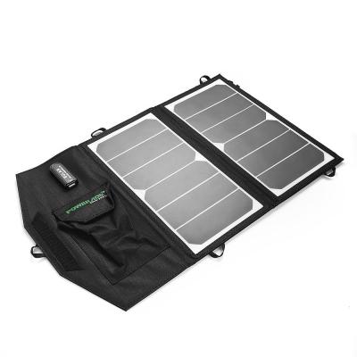 China RoHs Certified Solar Panel Charger 14W Folding Solar Phone Charger Waterproof for sale