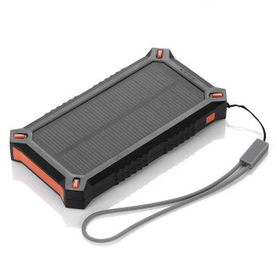 China Trip Handheld Mobile Phone / MP3 / MP4 Solar Panel Power Bank 8000mAh for sale