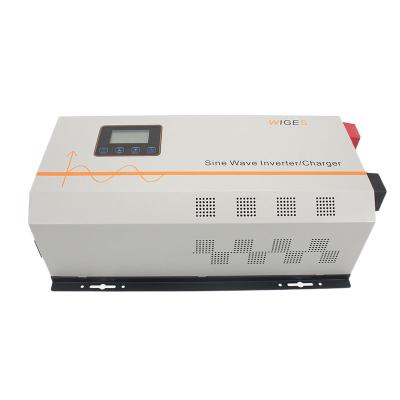 China 2400W Low Frequency Off Grid Sine Inverter 48v 24V 110V 220v 3kva Pure Invert Solar Inverter With Charger 451*301*179mm for sale