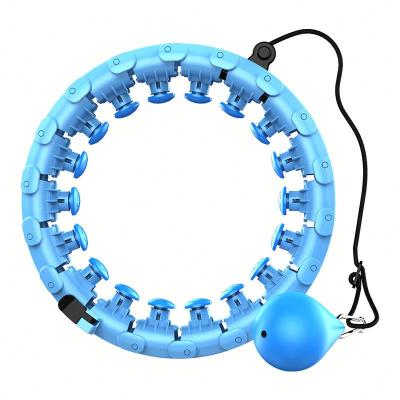 China Detachable Hoola Smart Ring Hoops Plastic Hoola Circle Fitness Gym Equipment for sale