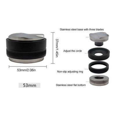 China Sustainable YE02 Square 304 High Quality Stainless Steel Macaron Coffee Tamper Coffee Beans Press for sale