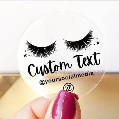 China Private label shampoo eyelash waterproof shiny cosmetic sticker logo gold cosmetic label for sale