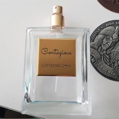 China Waterproof Fast Shipping Perfume Stickers Label Women Perfume Private Label for sale