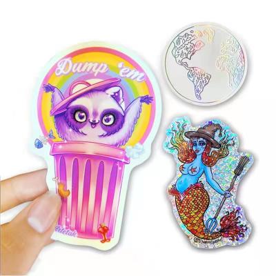 China Waterproof Free Sample 2021 Custom Bubble Transparent Sticker Die Cut Waterproof Stickers With Logo for sale