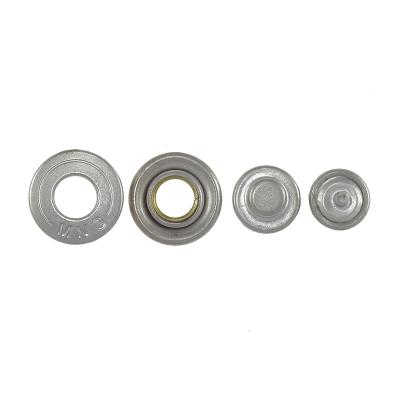 China Sustainable Professional Production Electro Plating Flash Button 4 In 1 Metal Push Button for sale