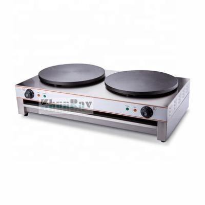 China COMMERCIAL ELECTRIC CREPE MACHINE WITH HEAVY DUTY 48KG WEIGHT STRONG HOT PLATE for sale