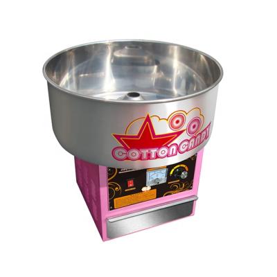 China COMMERCIAL SUPPLYING COTTON CANDY MACHINE ELECTRIC CANDY SILK MACHINE WITH SUGAR BOX for sale