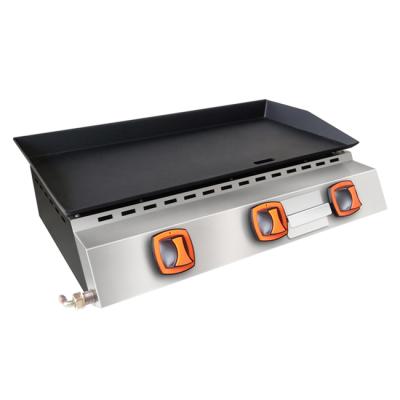 China OUTDOOR PLANCHA BURNER, BARBECUE HOT SELLING STAINLESS STEEL OUTDOOR GAS GRILL THREE GRILL for sale