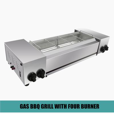 China Height Adjustable GAS BARBECUE GRILL GAS BBQ OVEN for sale