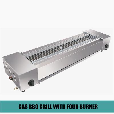 China Height Adjustable Gas BBQ Grill GAS BARBECUE OVEN GAS BARBECUE GRILL for sale