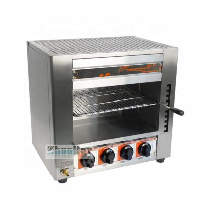 China Hotels Hot Sale Commercial Gas Salamander Grill 4 Burner for sale