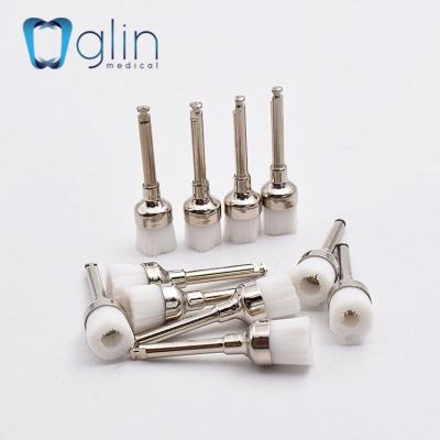 China Metal Wire Copper Alloy Bristle Dental Brush Dental Materials Brass Soft Polishing Angles for sale