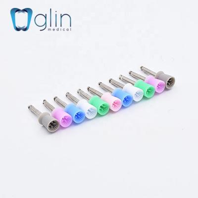 China Metal Glin Dental Polishing Brush Brushes Prophy Dental Consumable Cups for sale