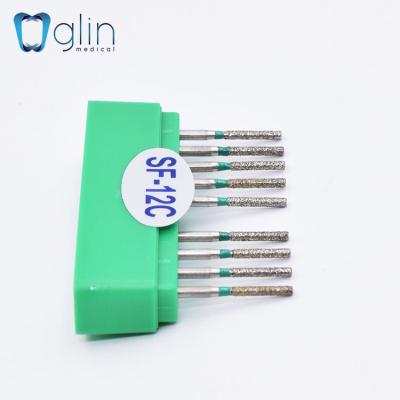 China High Speed ​​Handpiece Prepare Stock Durable Multiple Layer Dental Burs High Speed ​​Diamond Burs for sale