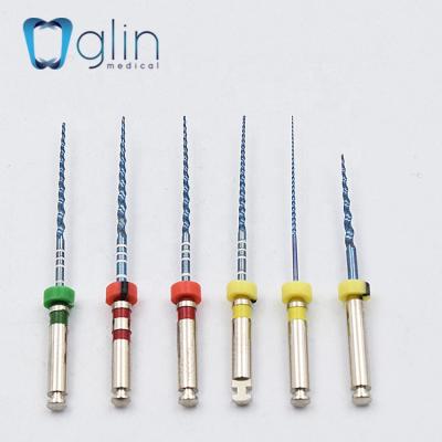 China Dental Motor Use Glin Motor Files 04 Candle Endo Files 6PCS for sale