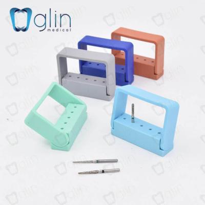 China 5 Holes Desktop FG Sterilizable Dental Bracket Endo Block Use For High Temperature G-019A Sterilizable FG Burs for sale