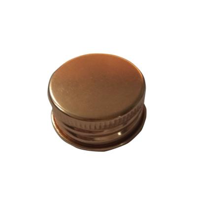 China Non-Refillable Printing Metal Jar Lids, Flat Crown Cap, Plain Aluminum Lid for sale