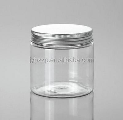 China 30ml-1200ml Canned Plastic Food Jar With Metal Cap , Custom Plastic Jar for sale