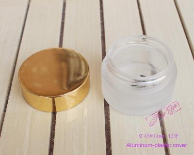 China Non Spill Guangzhoou Gold Metal Screw Caps With Embossing Plastic Jar Pet Amber Jar for sale