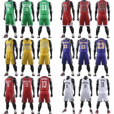 China Wholesale High Quality Antibacterial Plus Size Mens Basketball Baby #11 #23 Clothes Sport Shirt Basketball Shorts Mens Basketball Tank Top for sale