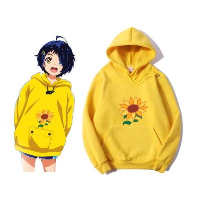 China Aesthetic Priority Hoodie Whole Egg Whole Egg Cosplay Costume Anime Sun Flower Pocket Anti-Shrink AI Kawaii Same Paragraph Casual Loose Sweatshirts A for sale