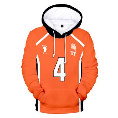 China Haikyuu Fashion 3D Kids Sweatshirt 2021 High Quality Oversized Anti-Shrink Hooded Harajuku Demon Cosplay Costume Cool Adult Sweatshirts New for sale