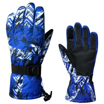 China Shandong Outdoor Men Women Touch Screen Sports Snow Waterproof Windproof Winter Ski Gloves for sale