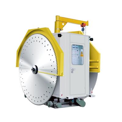 China Marble quarry double blade cutting machine for marble and granite for sale