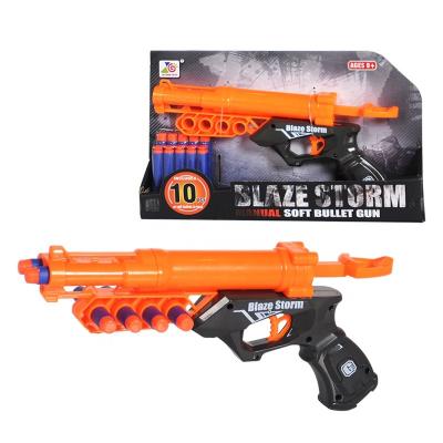 China 2021 manual gun toys zecong flame storm gun toys soft bullet blaster a toy gun for sale